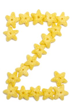 yemek Kahvaltı gevreği alfabe yıldız