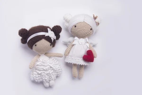 iplik örme oyuncak kız