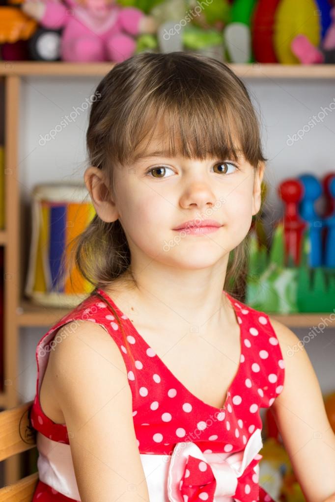 6 years old girl blond hair, red dress with white polka dots Stock Photo by ©nazarulika 70445591 6 years old girl blond hair, red dress with white polka dots Stock Photo by ©nazarulika 70445591