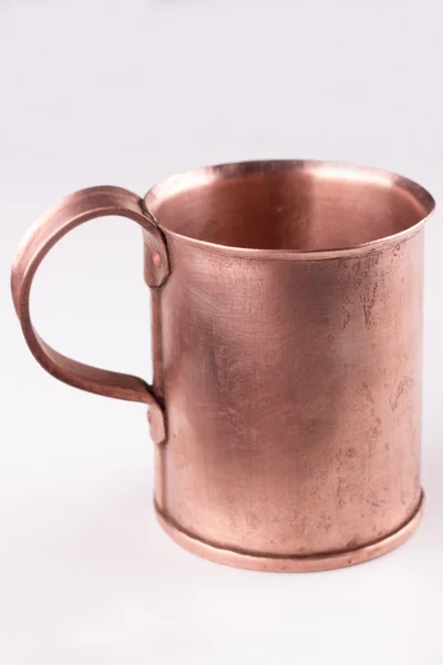 COPPER MUG on a white background — ストック写真