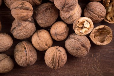 Derileri, bütün ceviz kıyılmış, fındık tekneleri, ceviz badem