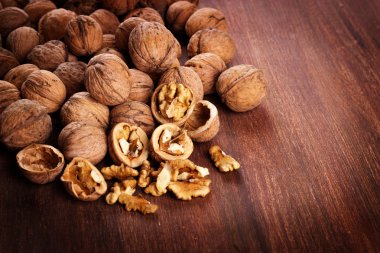 Derileri, bütün ceviz kıyılmış, fındık tekneleri, ceviz badem