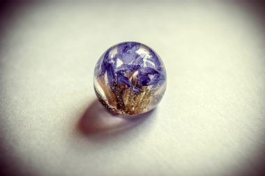 kristal ile Limonium içinde