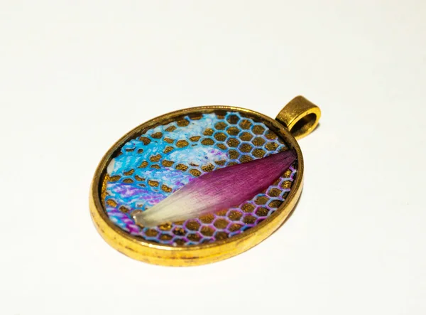 Pendant with petal — Stock Photo, Image