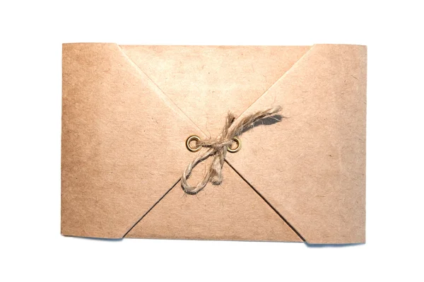 Бумажный конверт крафта — стоковое фото