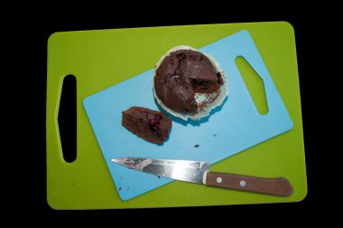 çikolata muffin dilim