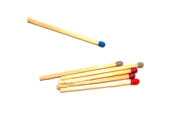 Several colored matches — Stock Photo, Image