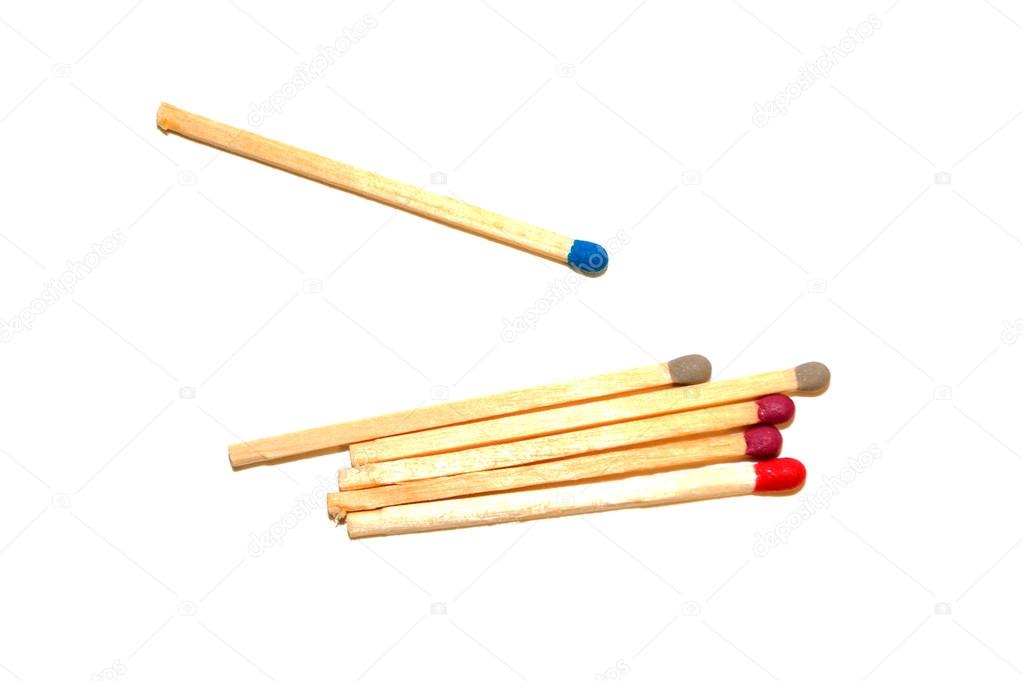 Several colored matches Stock Photo by ©nelladel 91619322
