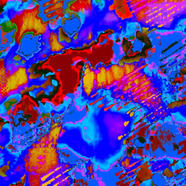 Gelber Künstlerischer Hintergrund Blue Popular Design Orange Nature Illustration Rot — Stockfoto