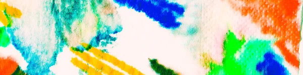Kolorowy Krawat Barwnika Ilustracji Wielobarwna Luksusowa Canva Żółty Druk Fantazji — Zdjęcie stockowe