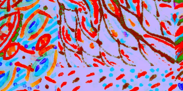 Red Grunge Ornament Perple Pastel Art Image Blue Dirty Art — Stock Photo, Image