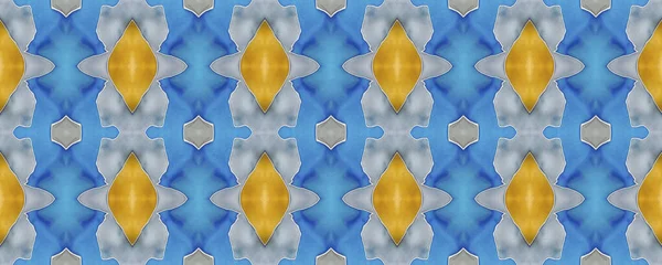 Pastel Stylish Texture Blue Drawn Design White Aquarelle Image Yellow — Stock Photo, Image