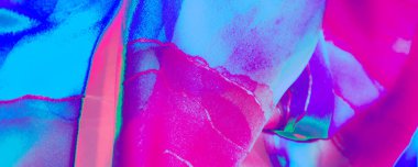 Parlak Popüler Graffiti. Deniz Pamuğu Tasarımı. Okyanus Lüks Elementi. Mavi Doğa Yazdırma. Violet Fırça Elementi. Yeşil Tekstil deseni. Egzotik bir görüntü. Soyut Batik.