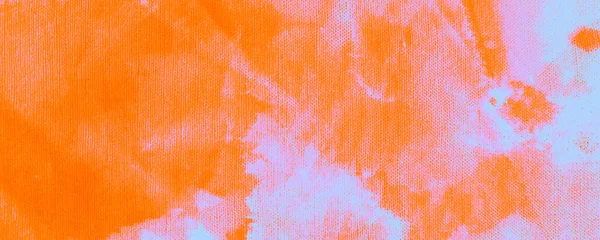 Padrão Artístico Azure Textura Laranja Suja Panorama Aquarela Rosa Impressão — Fotografia de Stock
