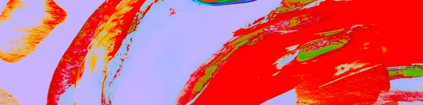 Ilustração Multicolor Vermelha Papel Arte Suja Colorido Nuvens Aquarelle Print — Fotografia de Stock