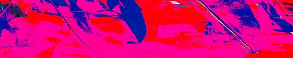 ブルーダーティテンプレート カラフルな芸術的イメージ インディゴアクエラレの背景 赤い液体落書き ピンク死の旗 ブラックアクリルスプラッシュ ネオン手描きイラスト — ストック写真