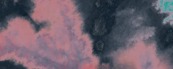 Обнаженная Чернила Грязный Узор Черная Метка Виолетта Современная Печать Синий — стоковое фото
