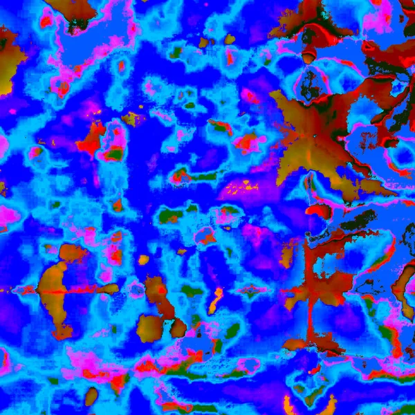 Indigo Dirty Decoratie Blauw Meerkleurig Patroon Zee Hedendaagse Achtergrond Aquarel — Stockfoto