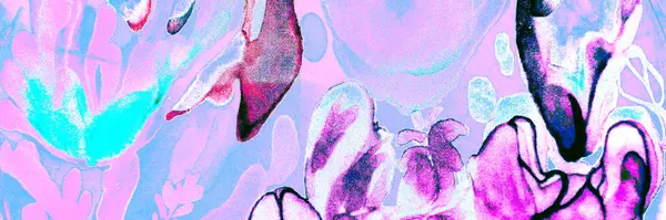 Texture Elegante Azzurra Texture Seta Nera Pink Cool Drawing Scialle — Foto Stock