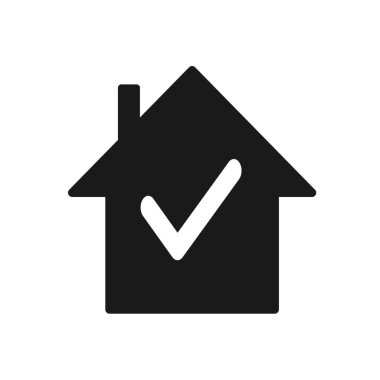 Ev Logosu Simgesi Tasarımı Kontrol Et