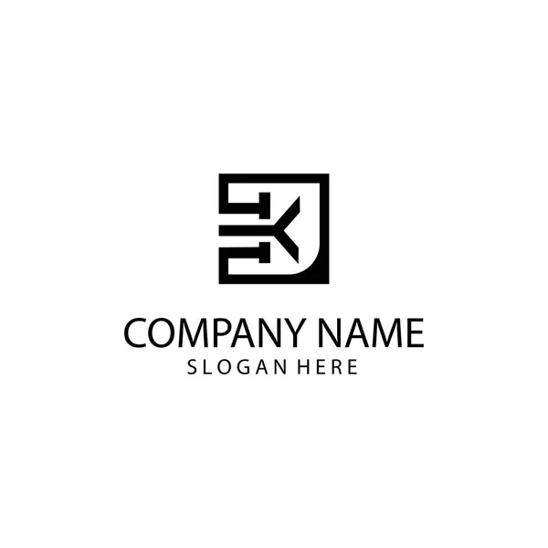 Письмо Логотип Продажи Творческих Иллюстраций Компания Векторного Дизайна — стоковый вектор