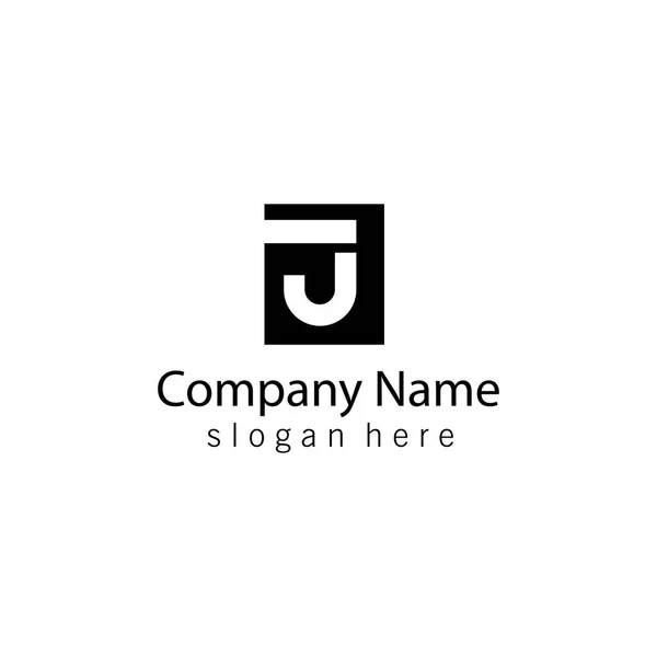 Carta Logotipo Ilustração Criativa Modelo Vetorial Design Abstrato — Vetor de Stock