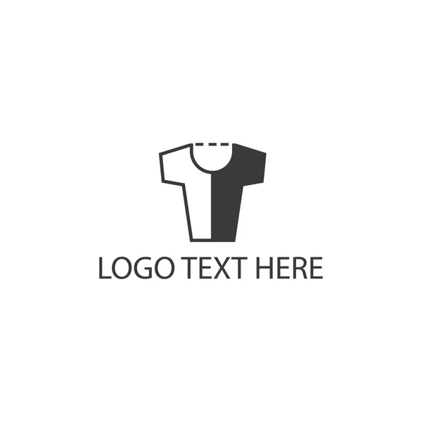 Lettera Logo Creativo Illustrazione Shirt Modello Vettoriale — Vettoriale Stock