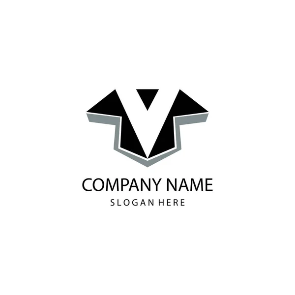 Letra Logotipo Creativo Ilustración Emblema Abstracto Diseño Vector Plantilla — Vector de stock