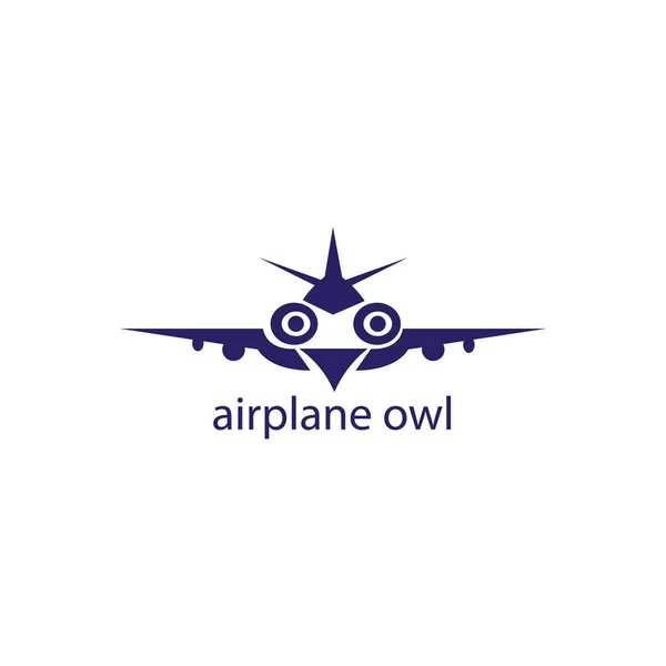 Ilustração Logotipo Criativo Avião Projeto Abstrato Vetor Pássaro —  Vetores de Stock