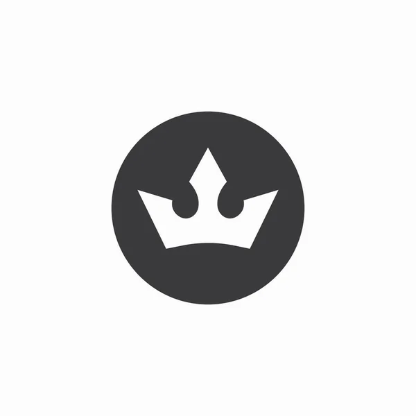 Корона Значок Векторний Логотип Кліп Арт Ілюстрація — стоковий вектор