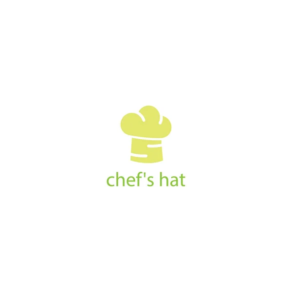 Aşçı Logosu Illüstrasyon Şapka Tasarımı Vektör Klipsi Sanatı — Stok Vektör