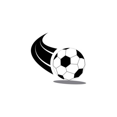 Futbol Topu Basit illüstrasyon vektör tasarımı