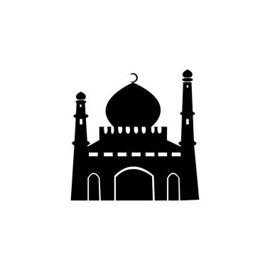 Cami logosu basit saydam vektör tasarımı