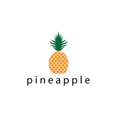 Ananas meyvesi logosu resim tasarım klipsi sanatı