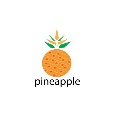 Ananas meyvesi logosu resim tasarım klipsi sanatı