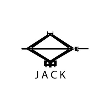Jack logo ikonu tasarım vektör çizimi
