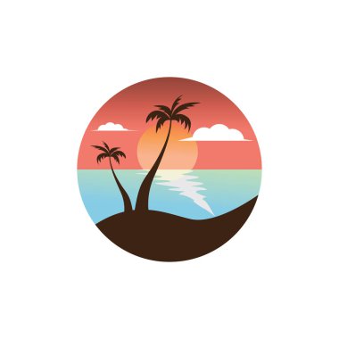 manzara çizimi yaz logosu dağ deseni renk tasarımı panoraması