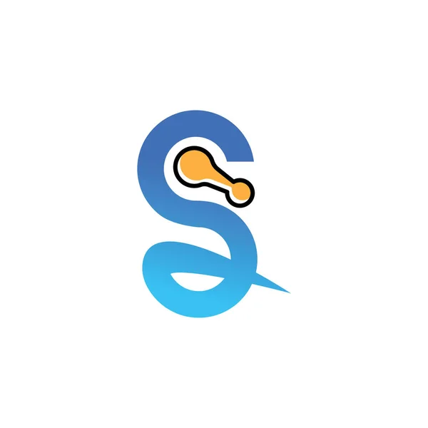 Carta Logotipo Ilustração Rede Vetor Projeto Negócio —  Vetores de Stock