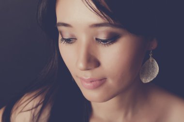 Kazak güzel gelin kız