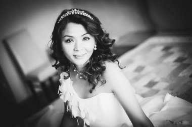 güzel Asyalı gelin