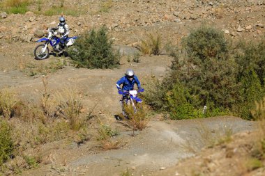 Moto motorcu sürüş enduro Bisiklet