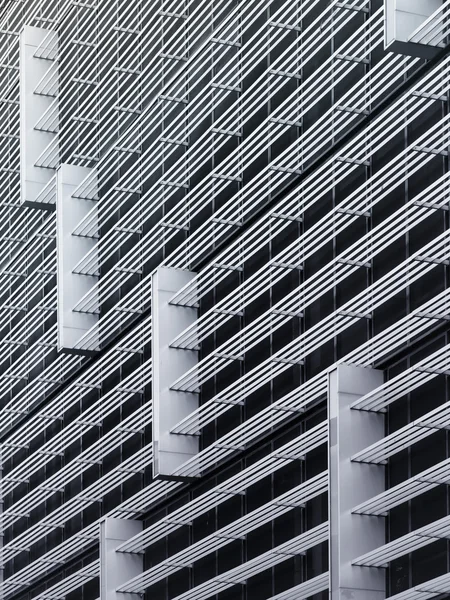 Detalhes da arquitetura moderna estrutura de padrão de design de fachada — Fotografia de Stock