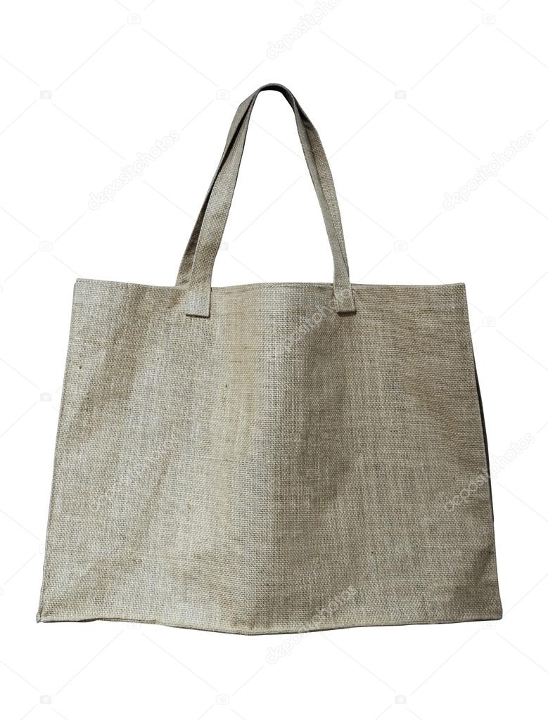 Download Eco shopping Bag Mock up Organic natural Fabric isolated ...