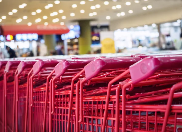 Supermercado Carrinho Compras Consumidor Varejo Conceito de negócio — Fotografia de Stock