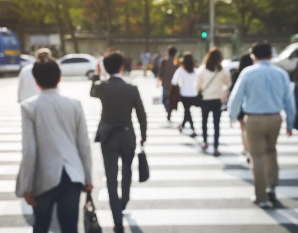 Gente de negocios Caminando en la calle Urban City — Foto de Stock