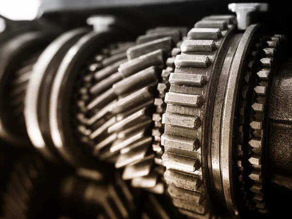 Gear Silnik części samochodowe Inżynieria szczegóły — Zdjęcie stockowe