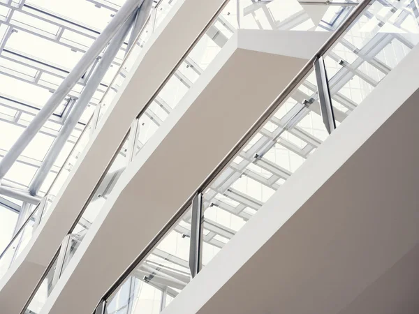 Dettaglio architettura Facciata in vetro moderno edificio moderno — Foto Stock