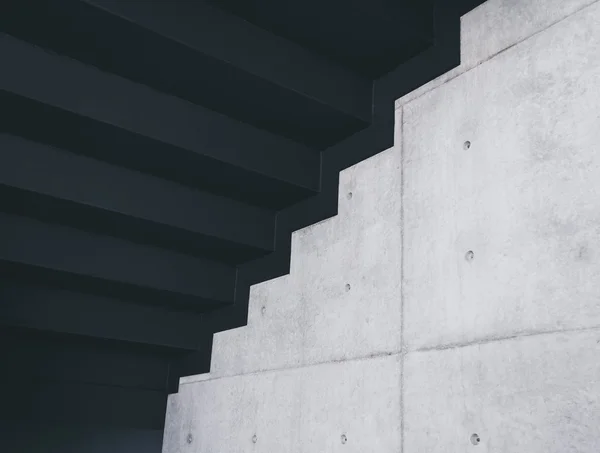 Metalen trappen en Cement muur textuur het platform details — Stockfoto