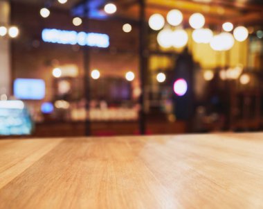 Görüntü Restoranı Kafe İçten ışıklandırma arkaplanlı Masa üstü Sayacı