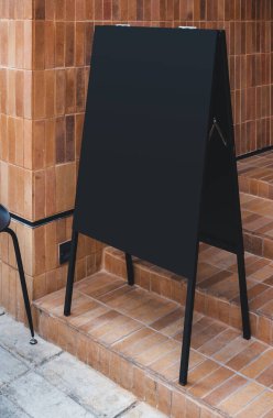 Menü İmza Panosu Boş Karatahta Restoran Önü Dükkanını Uygula 